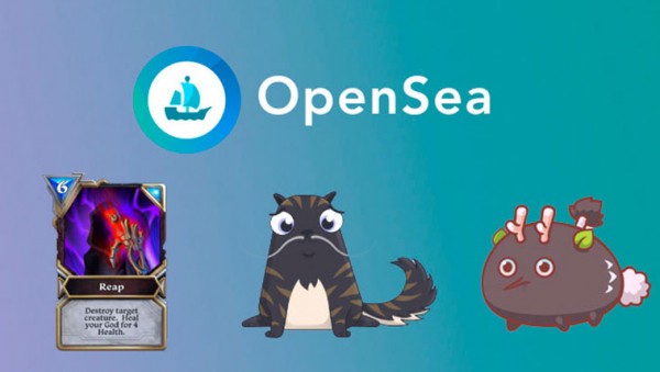 OpenSea платформа для торговли NFT-токенами предметов искусства