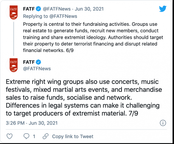 Отчет FATF: «Криптовалюта используется экстремистами»